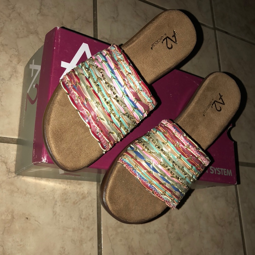 A2 by aerosols memory foam slide in shoes